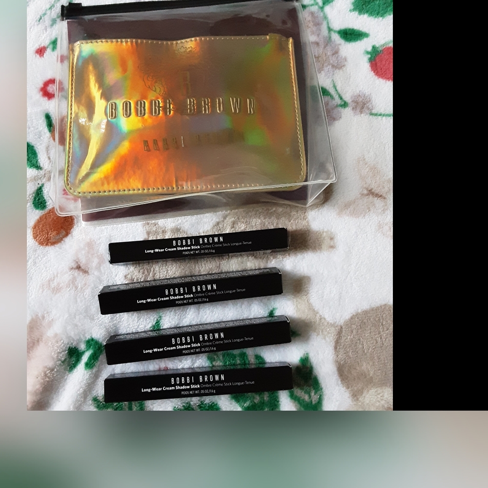 Bobbi Brown Eyeshadow Stick Set With Makeup Pouch - Picture 2 of 9